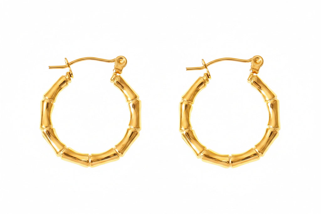 Bamboo Earrings - Dainty